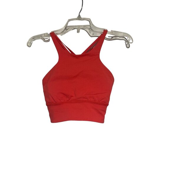 LuluLemon Tops - LuluLemon Women's Criss-Cross Back Workout Top Orange